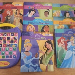 Disney Princess Interactive Smart Pad and Book Set - Purple and Multicolor